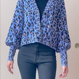 Ann Taylor Cheetah Print Sweater